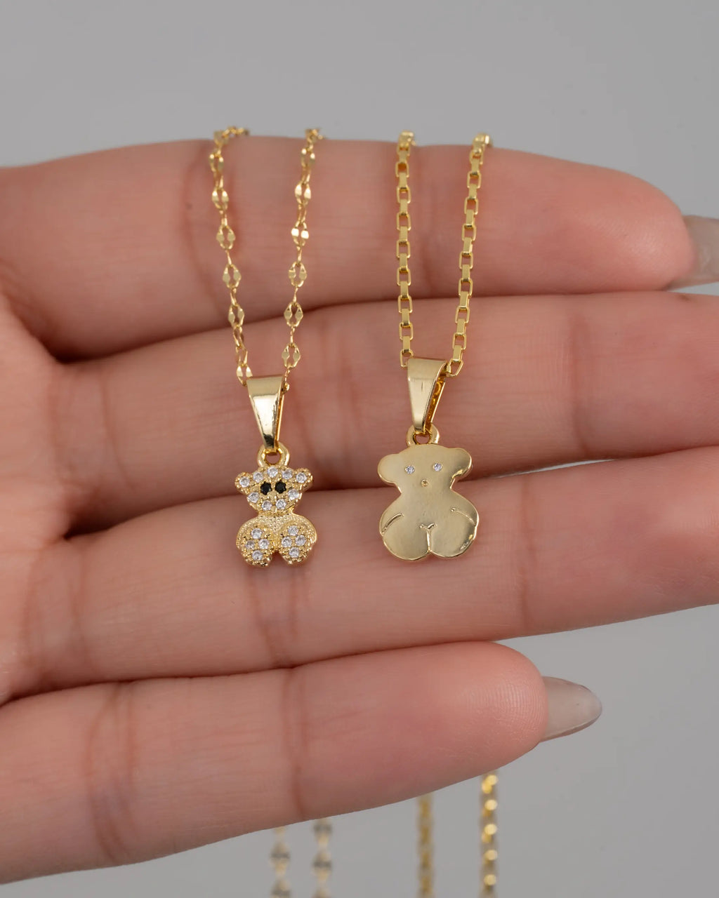 Dije Osito Circonias - Orux, oro laminado 18K - foto 2
