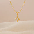 Dije Estrella Circonia Cristal - Orux, oro laminado 18K - foto 1