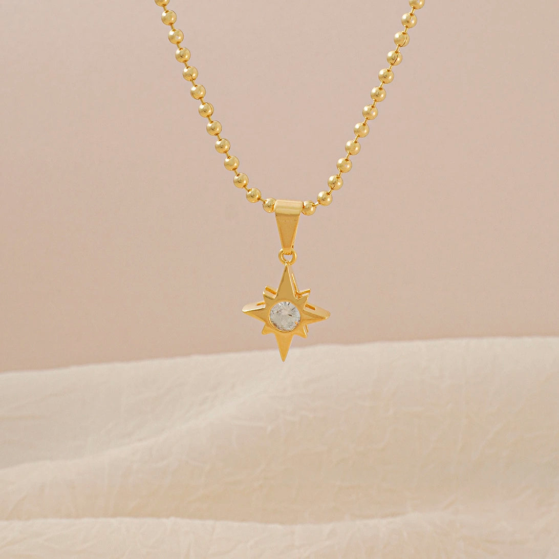 Dije Estrella Circonia Cristal