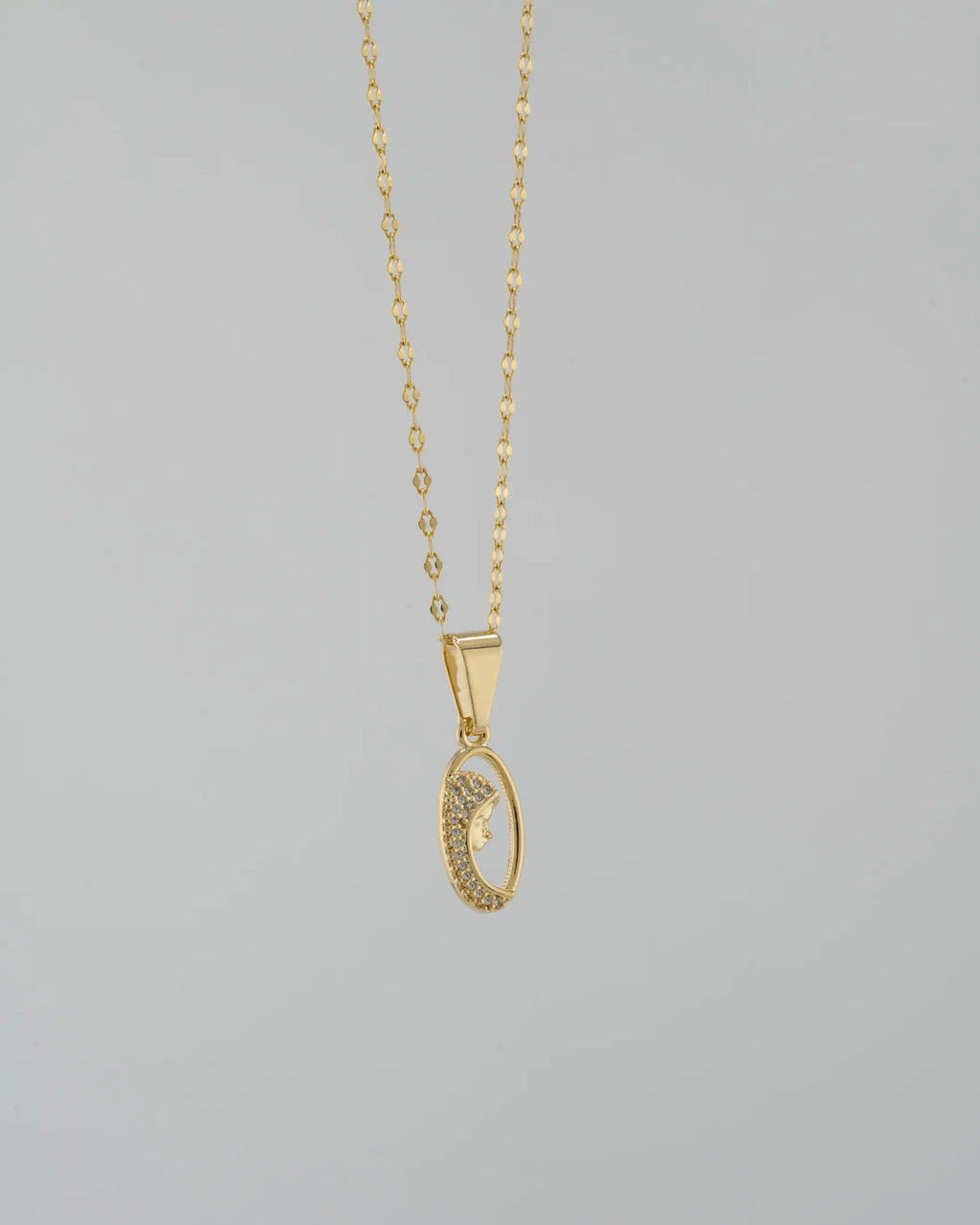 Dije Virgen Niña Cristal - Orux, oro laminado 18K - foto 2