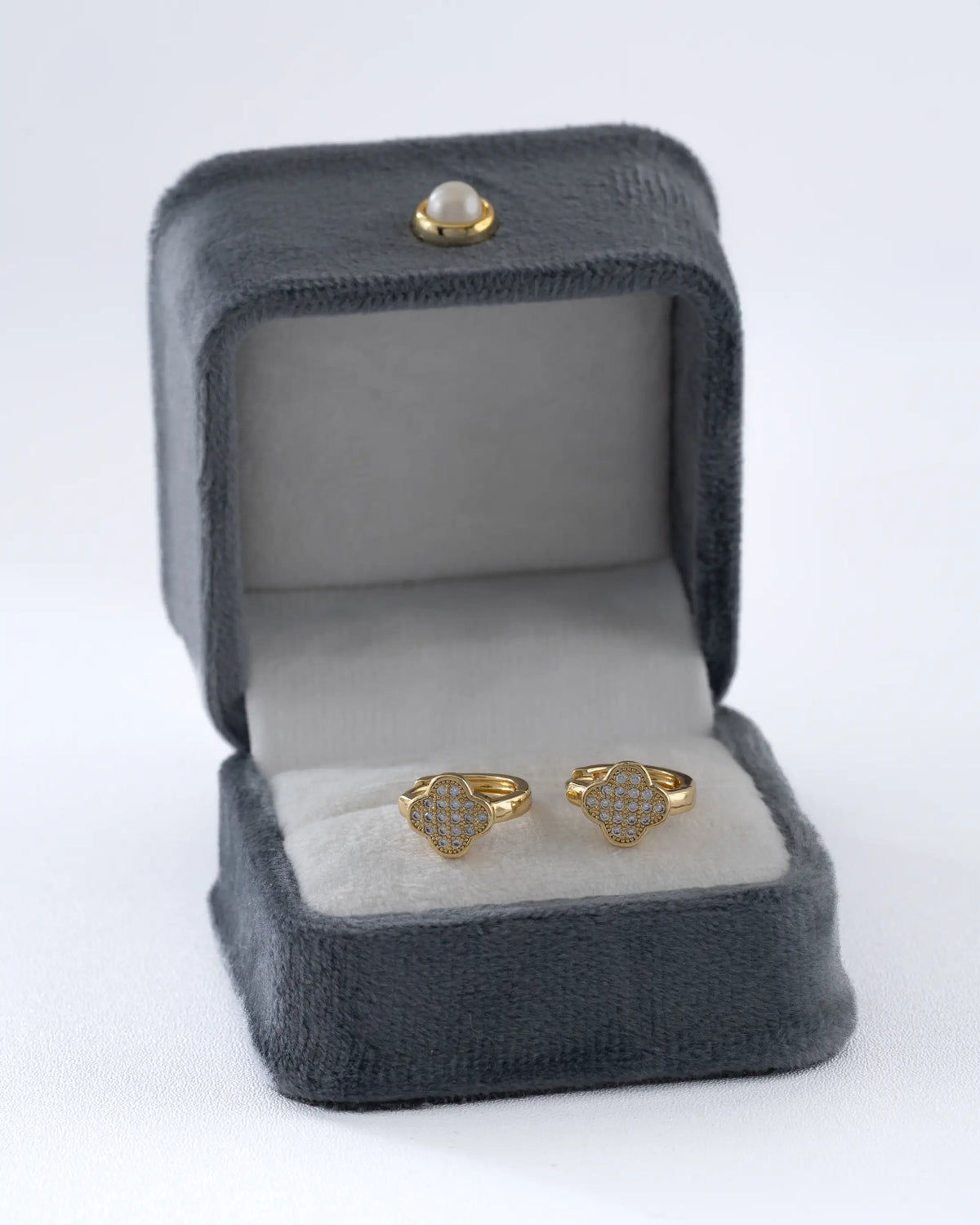 Arete Candonga Clover Luxe 12mm