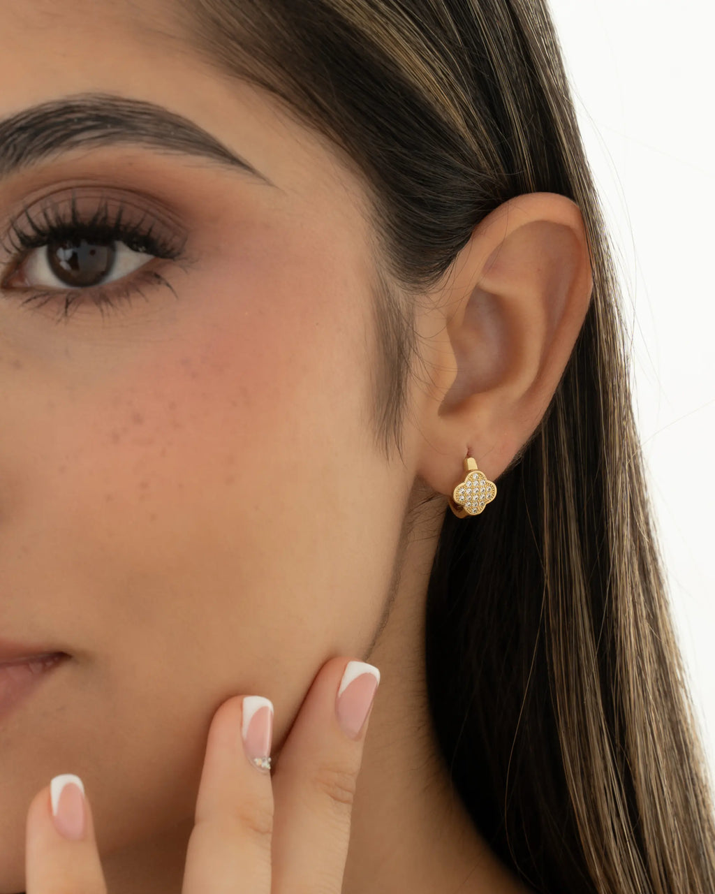 Arete Candonga Clover Luxe 12mm