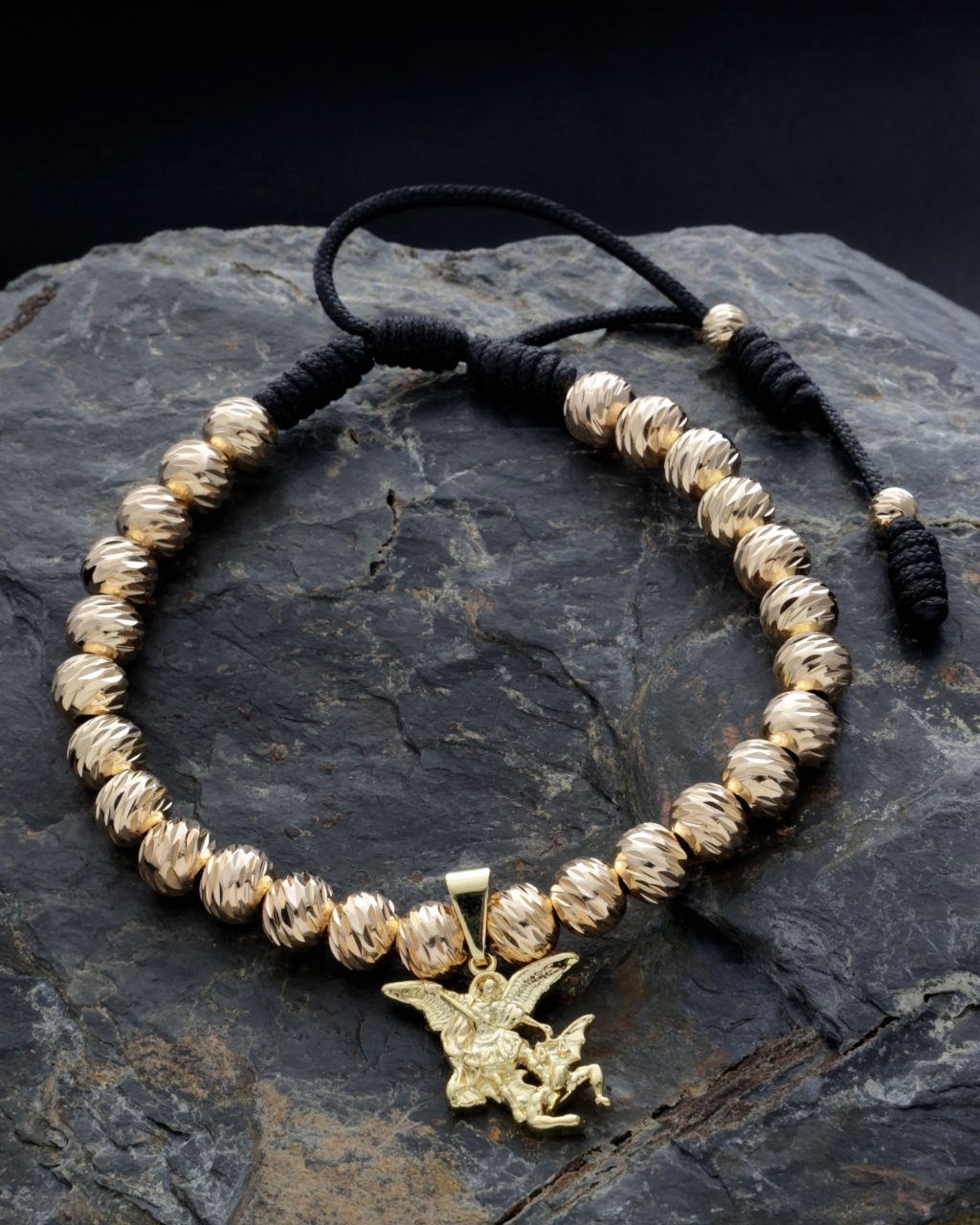 Manilla Balín Diamantado 6mm, D San Miguel - Orux Joyería, oro laminado 18K - foto 1