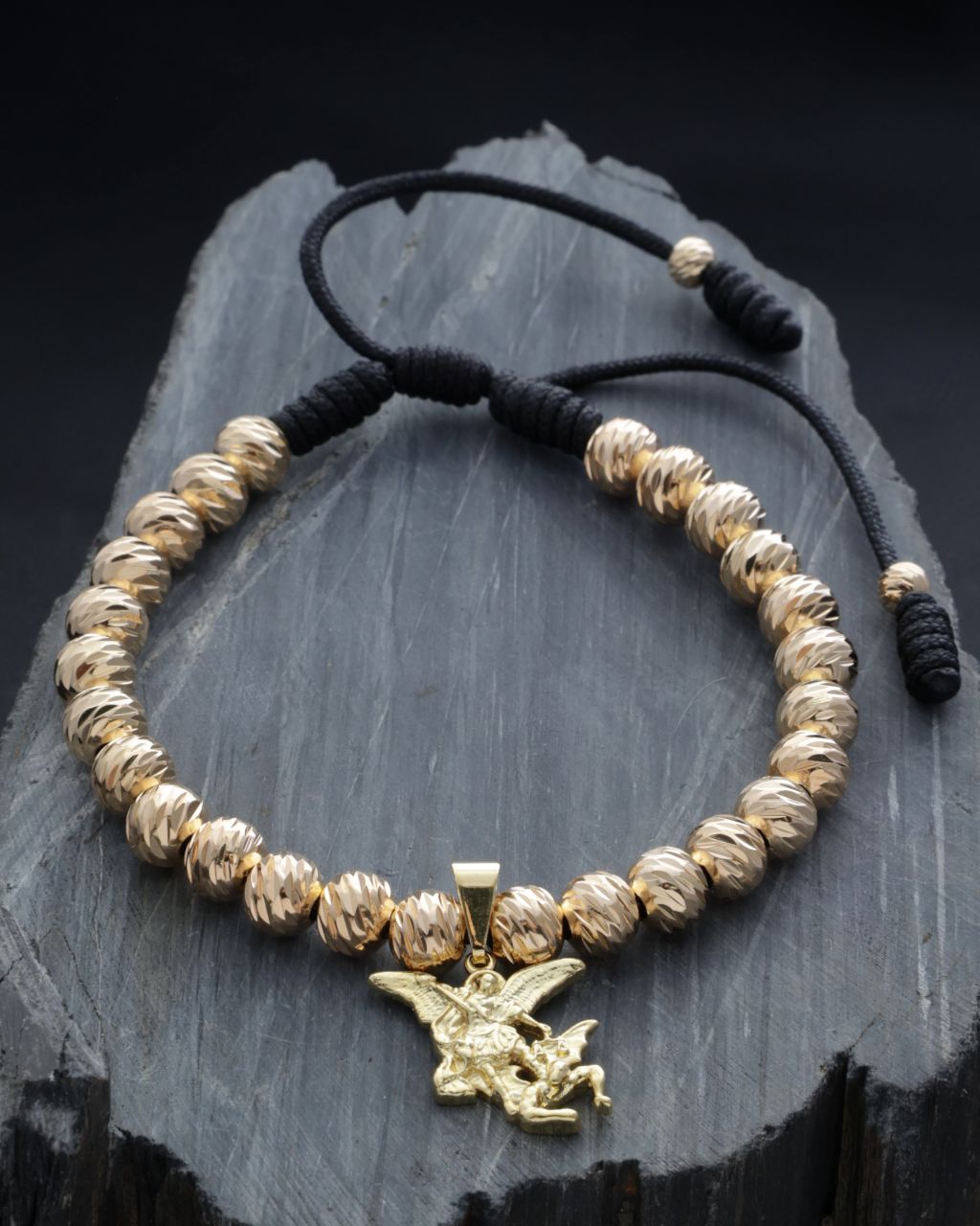 Manilla Balín Diamantado 6mm, D San Miguel - Orux Joyería, oro laminado 18K - foto 3
