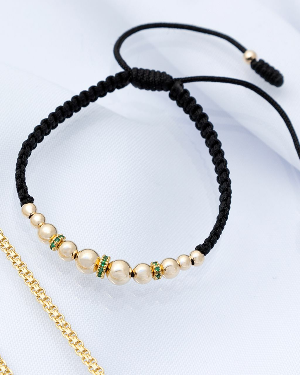 Manilla Balín Liso 4, 5 y 6mm - Orux Joyería, oro laminado 18K - foto 2
