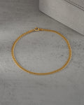Pulsera Cubana Continua Italy 2.3mm 19 Cms