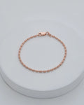 Pulsera Barril Prismic Rose Italy 19.5 Cms