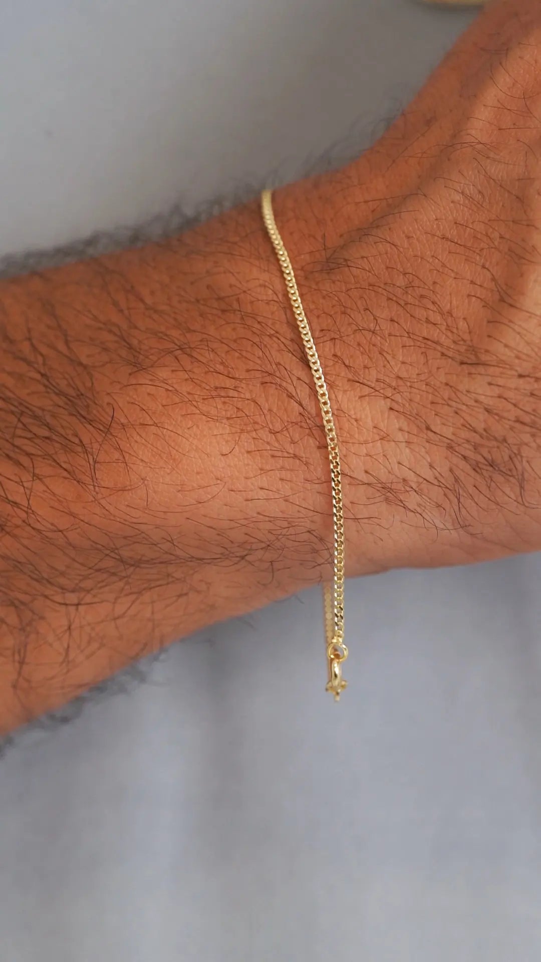 Pulsera Cubanita Italy 1.5mm 19.5 Cms