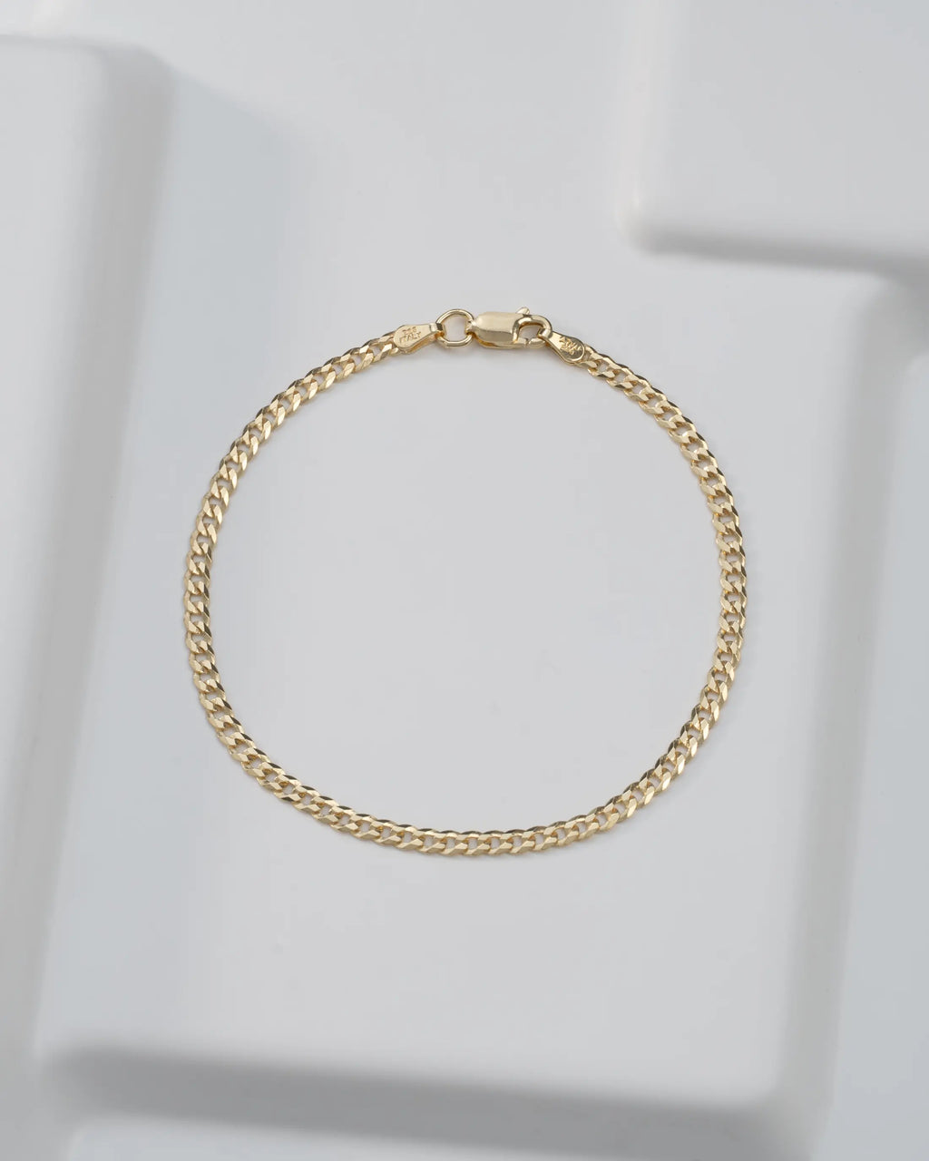 Pulsera Cubana Italy 3mm 19.5 Cms