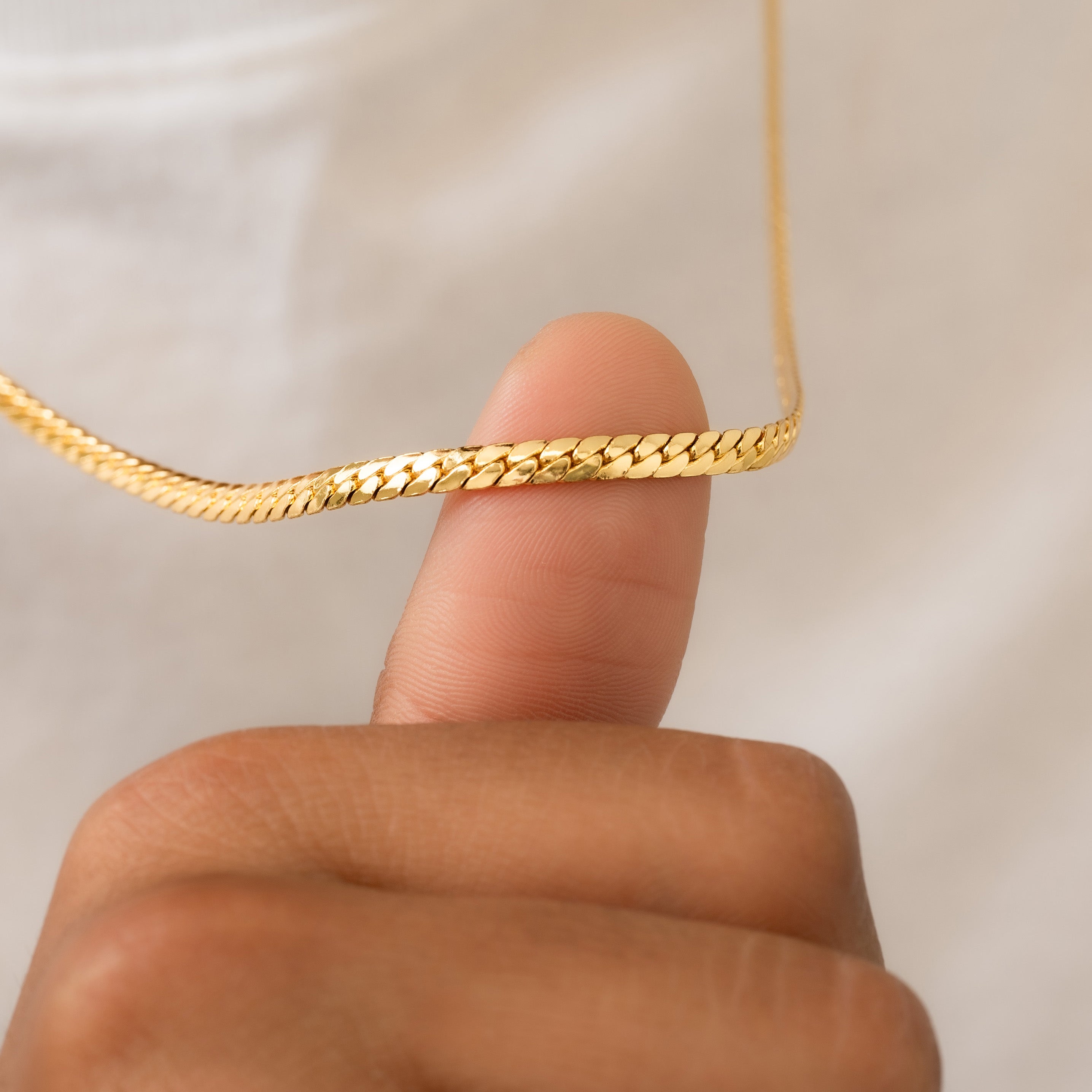 Cadena Serpiente 4mm 65 Cms