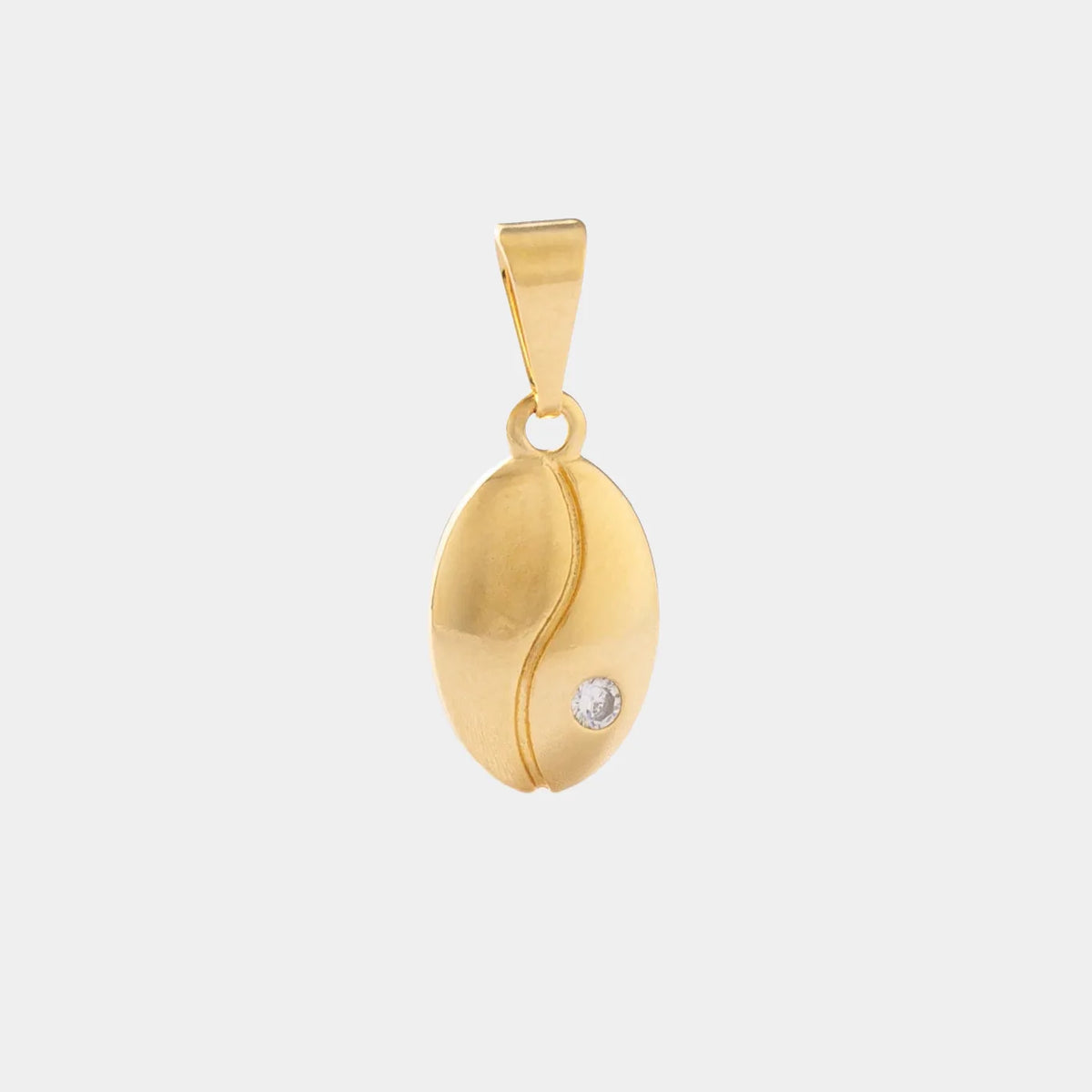 Dije Grano de Café Cristal
