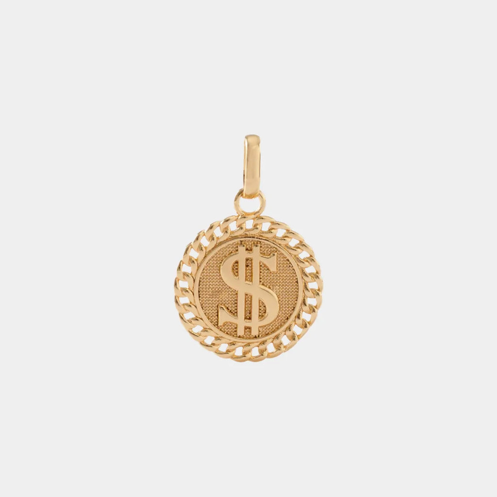 Dije Signo Peso - Orux, oro laminado 18K - foto 1