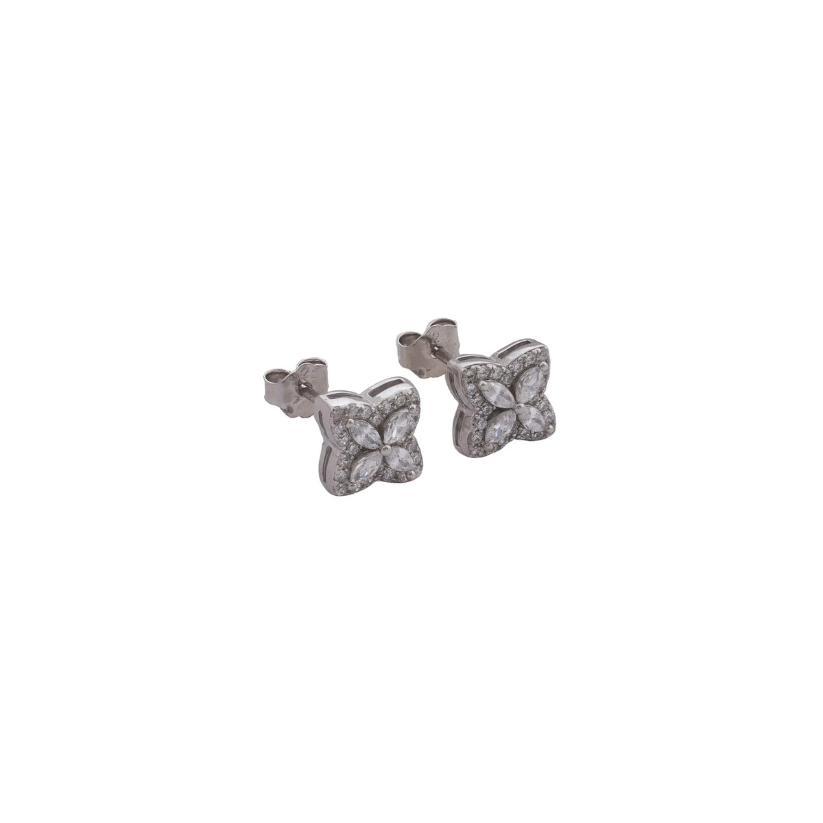Arete Trébol Luxe 7.2mm - Orux plata ley 925 - foto 1