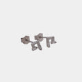 Arete Nail Glow 5mm - Orux plata ley 925 - foto 1
