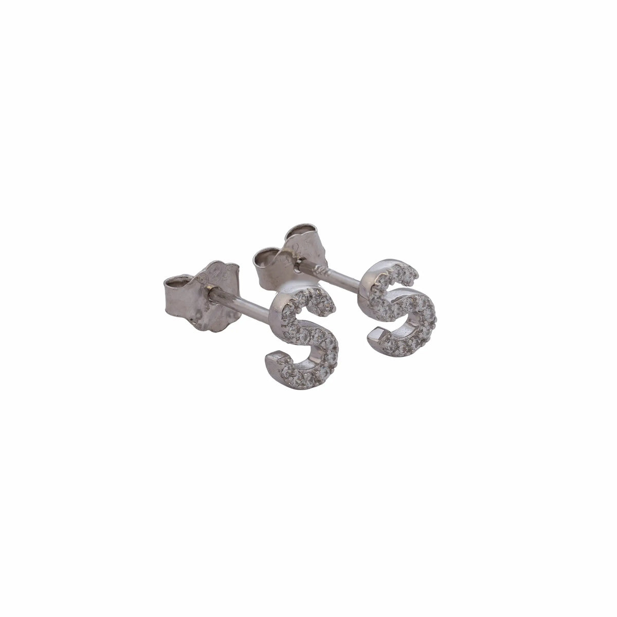 Arete Letra S 6mm - Orux plata ley 925 - foto 1