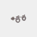 Arete Butterfly Halo 7.1mm - Orux plata ley 925 - foto 1