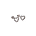 Arete Heart Lumiere 8mm - Orux plata ley 925 - foto 1
