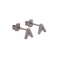 Arete Letra A 5mm - Orux plata ley 925 - foto 1