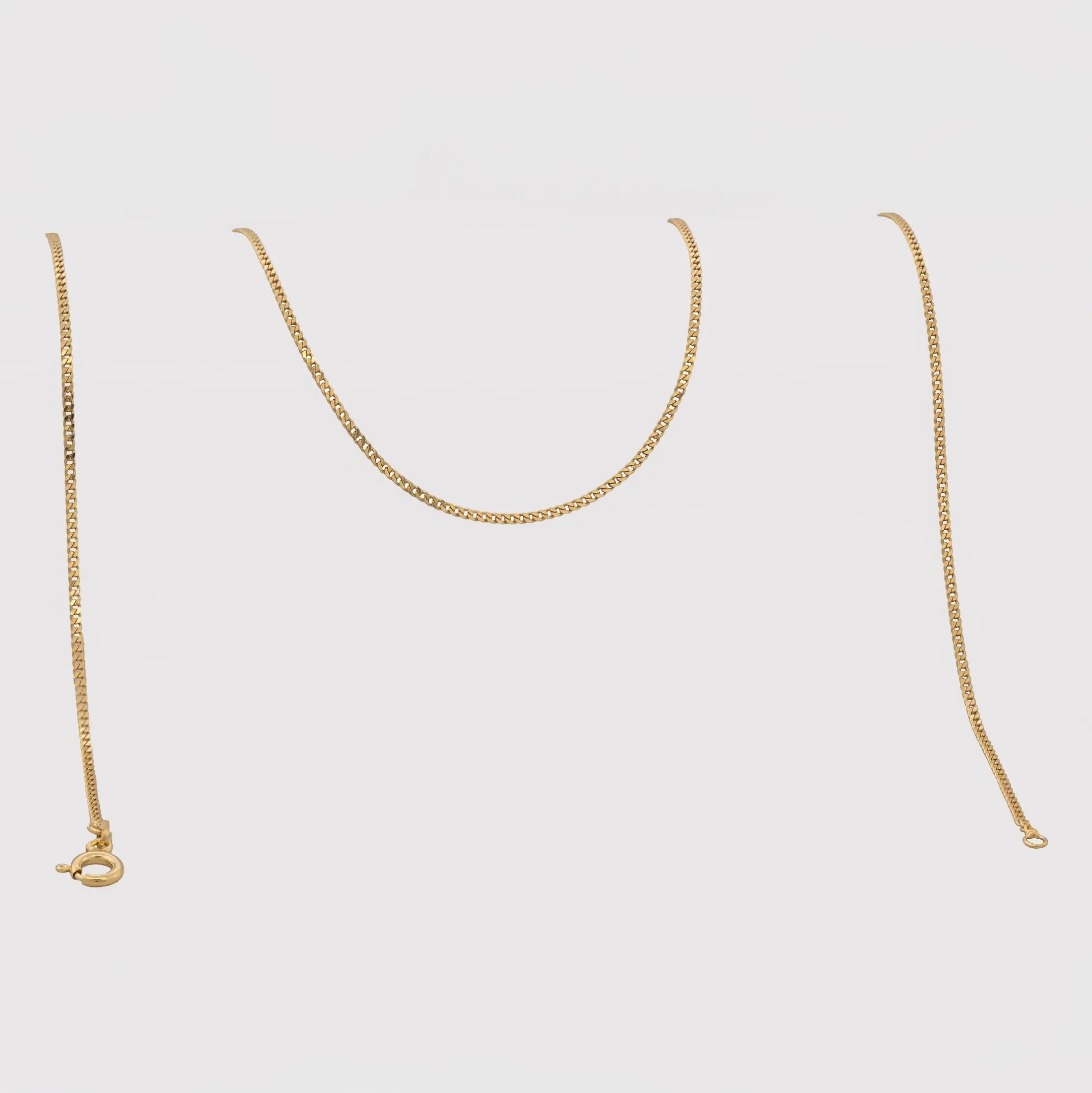 Cadena Cubanita Italy 1.5mm 60 Cms