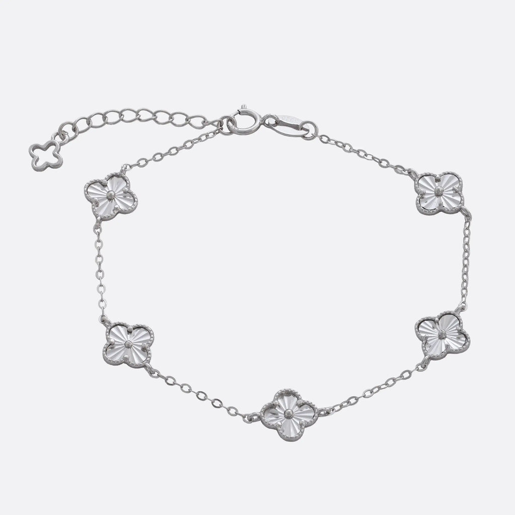 Pulsera Mini Clover 15cm - Orux plata ley 925 - foto 1
