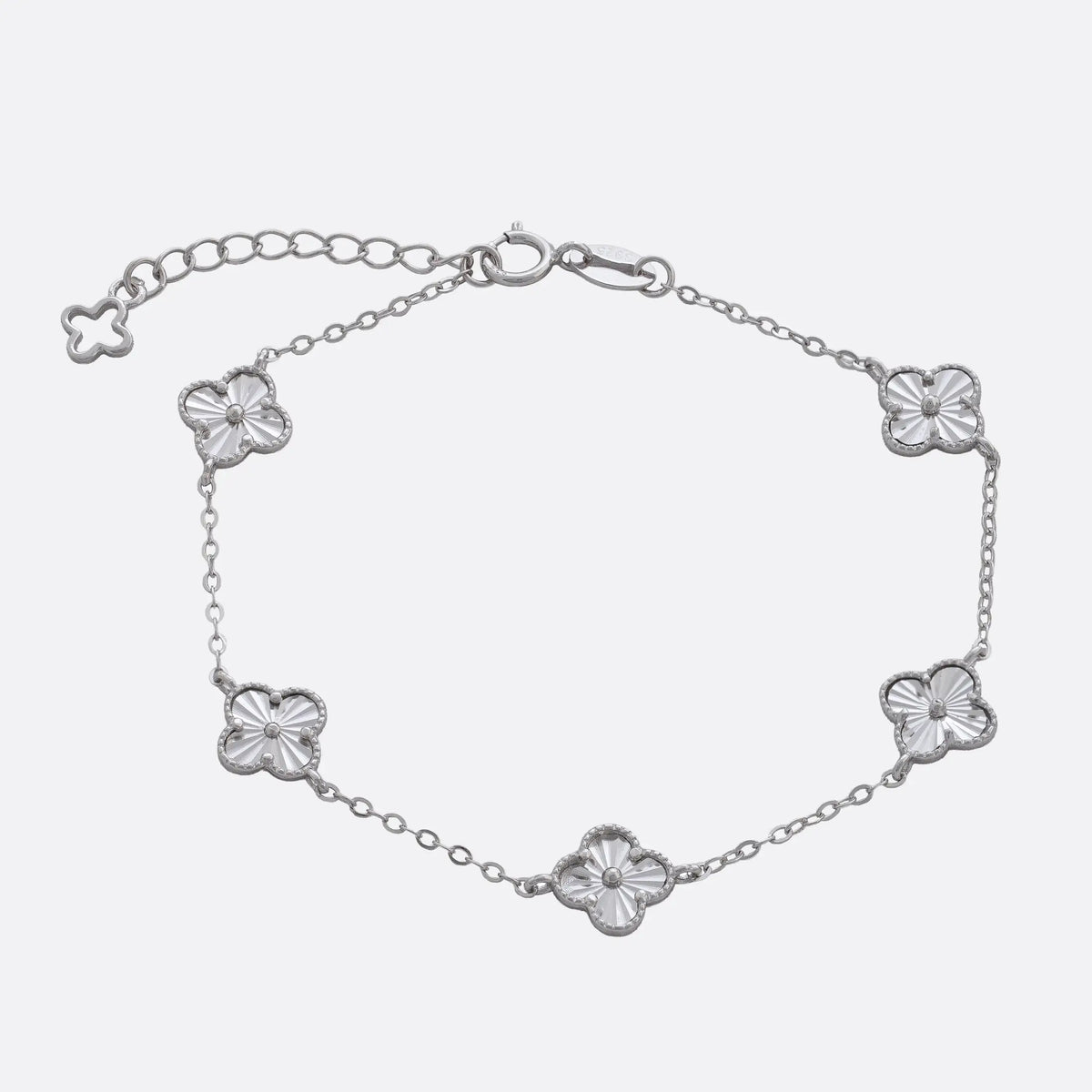 Pulsera Mini Clover 15cm - Orux plata ley 925 - foto 1