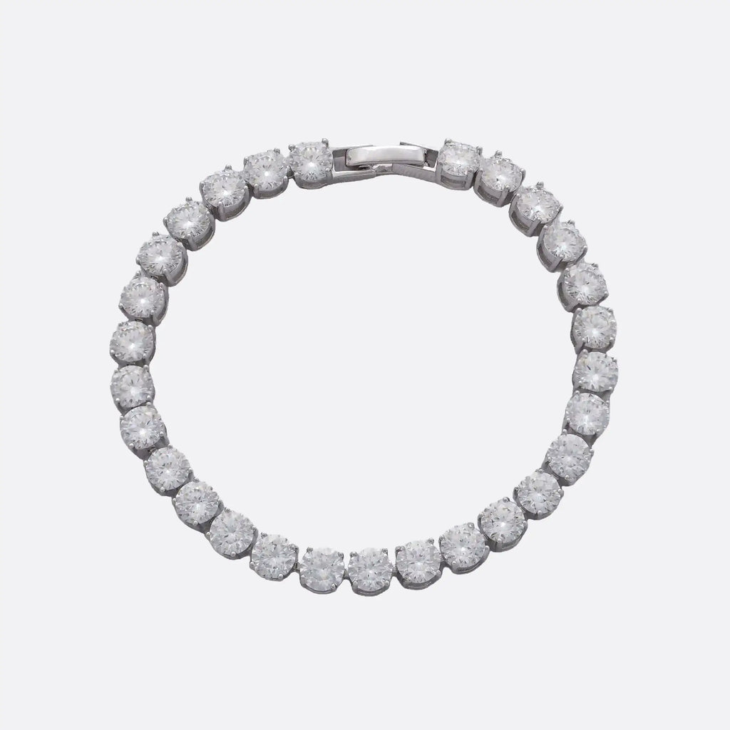 Pulsera Tennis 5 mm 17 cm plata ley 925 Orux cierre