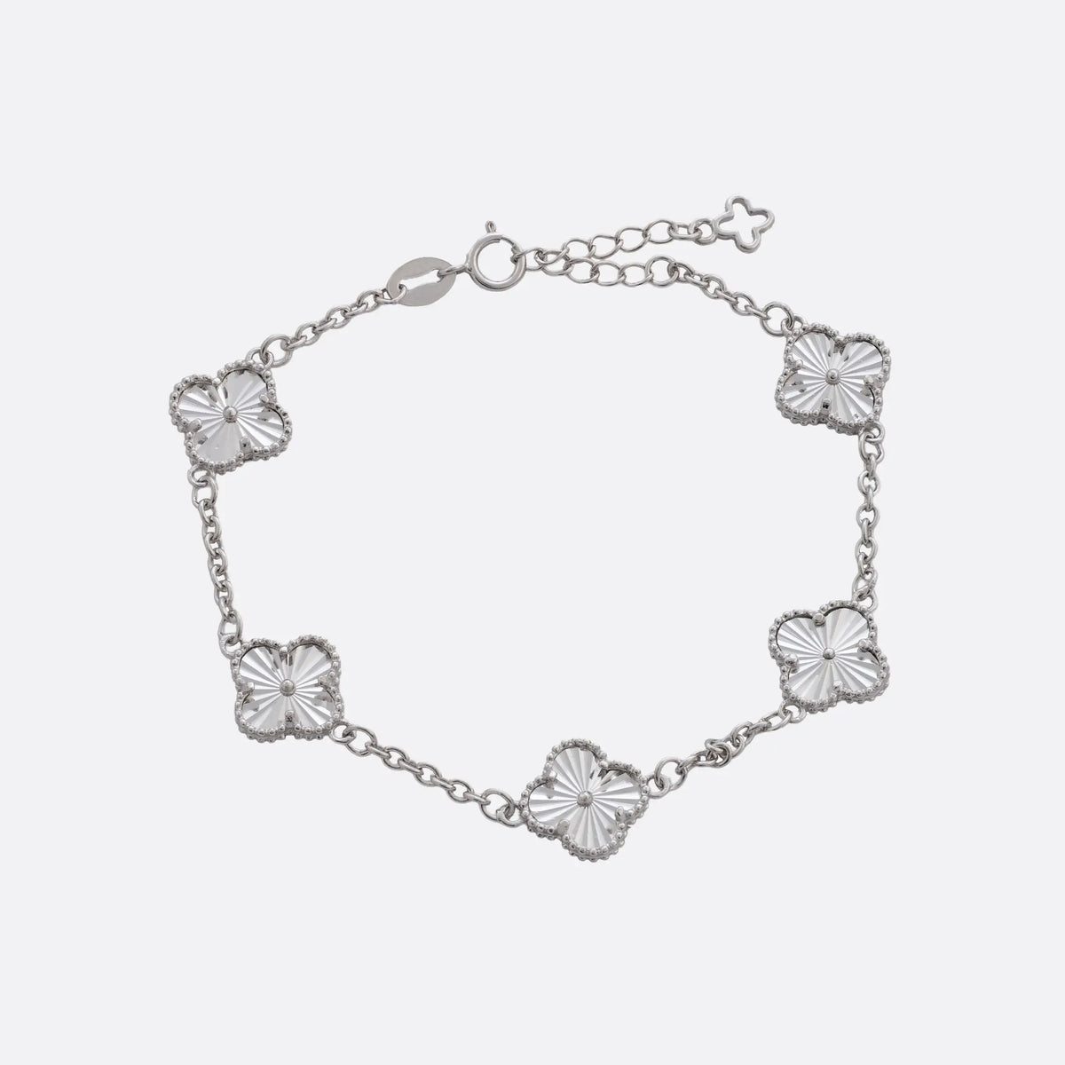 Pulsera Clover 1.2cm 18cm - Orux plata ley 925 - foto 1