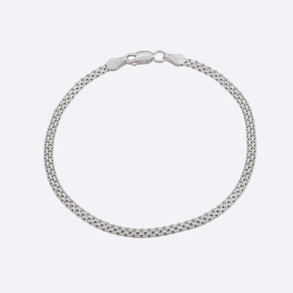 Pulsera China 3mm 19.5cm - Orux plata ley 925 - foto 3
