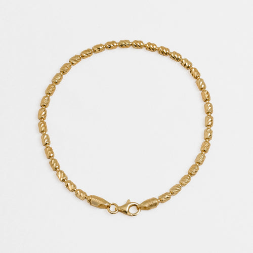Pulsera Barril Italy 3 mm 19.5 Cms