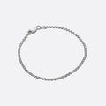 Pulsera China 2mm 19.5cm - Orux plata ley 925 - foto 1