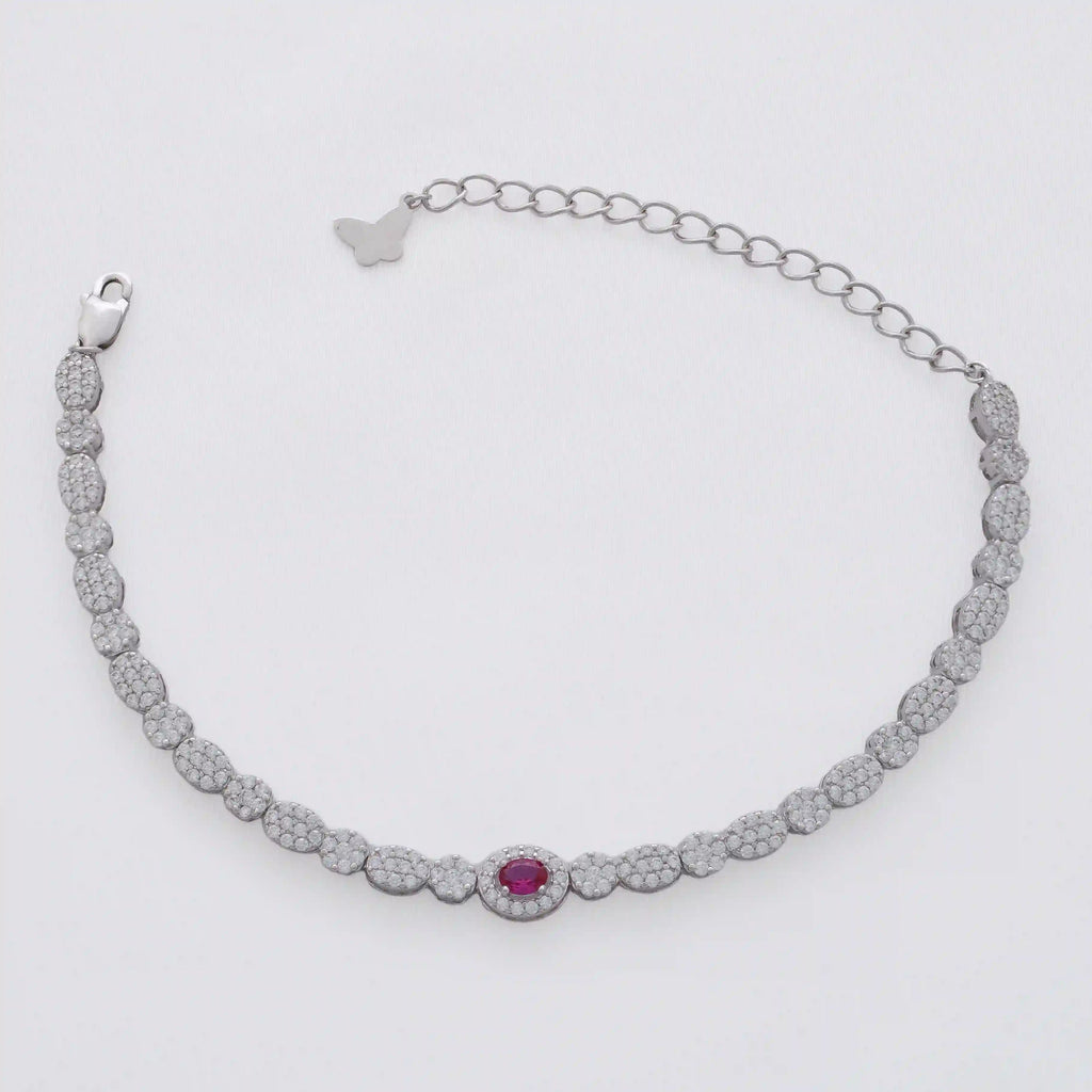 Pulsera Deluxe Pink 15cm - Orux plata ley 925 - foto 1