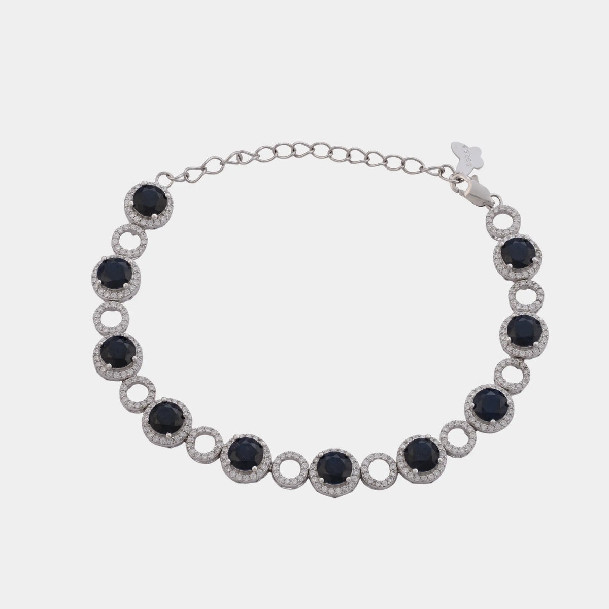 Pulsera Lueur Blue 15cm - Orux plata ley 925 - foto 1
