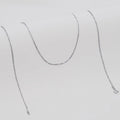 Cadena 3x1 1.4mm 65cm - Orux plata ley 925 - foto 1