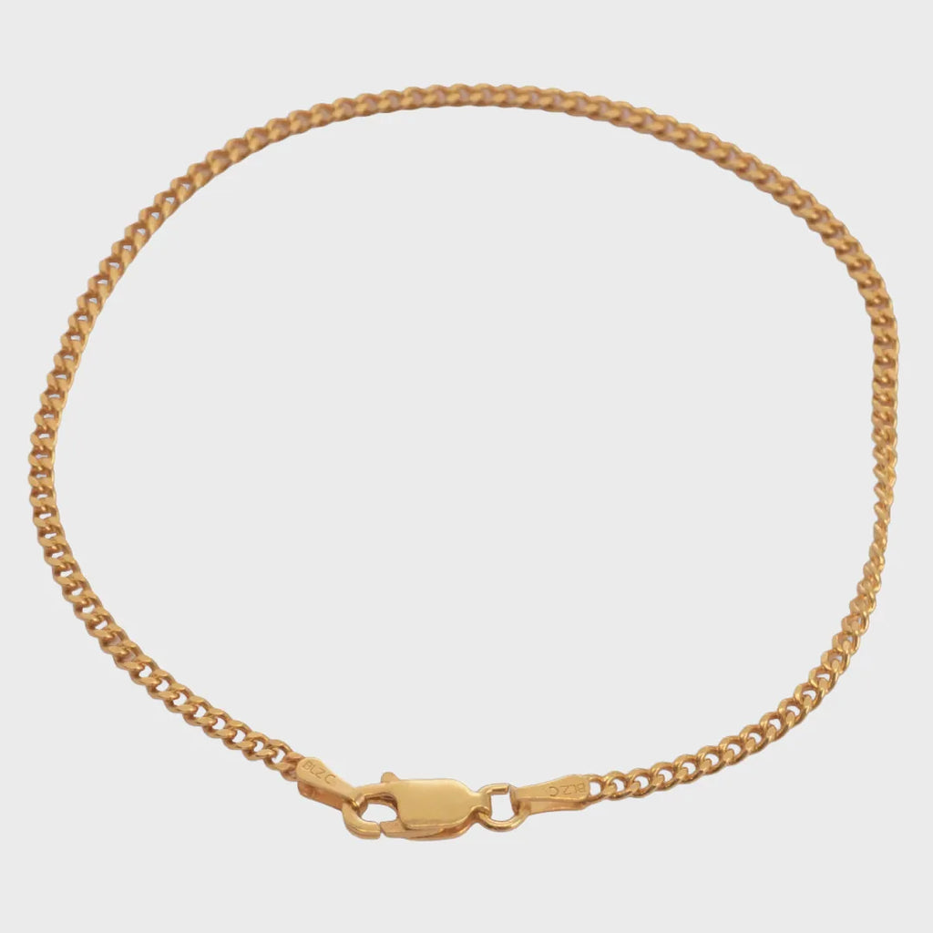 Pulsera Cubana Italy 2mm 19 Cms