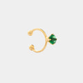 Arete Piercing Fake 1.4cm Verde