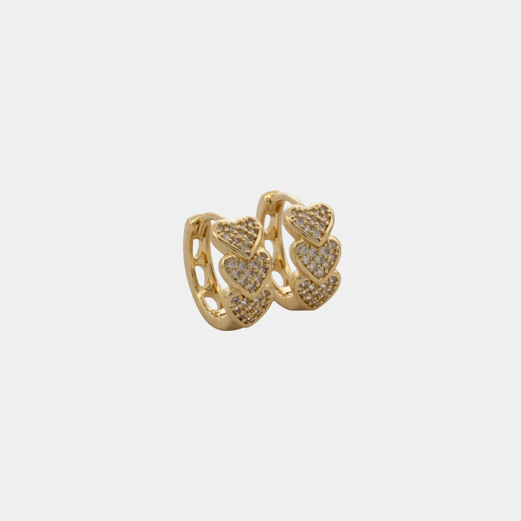 Arete Candonga Heart Circones 15mm