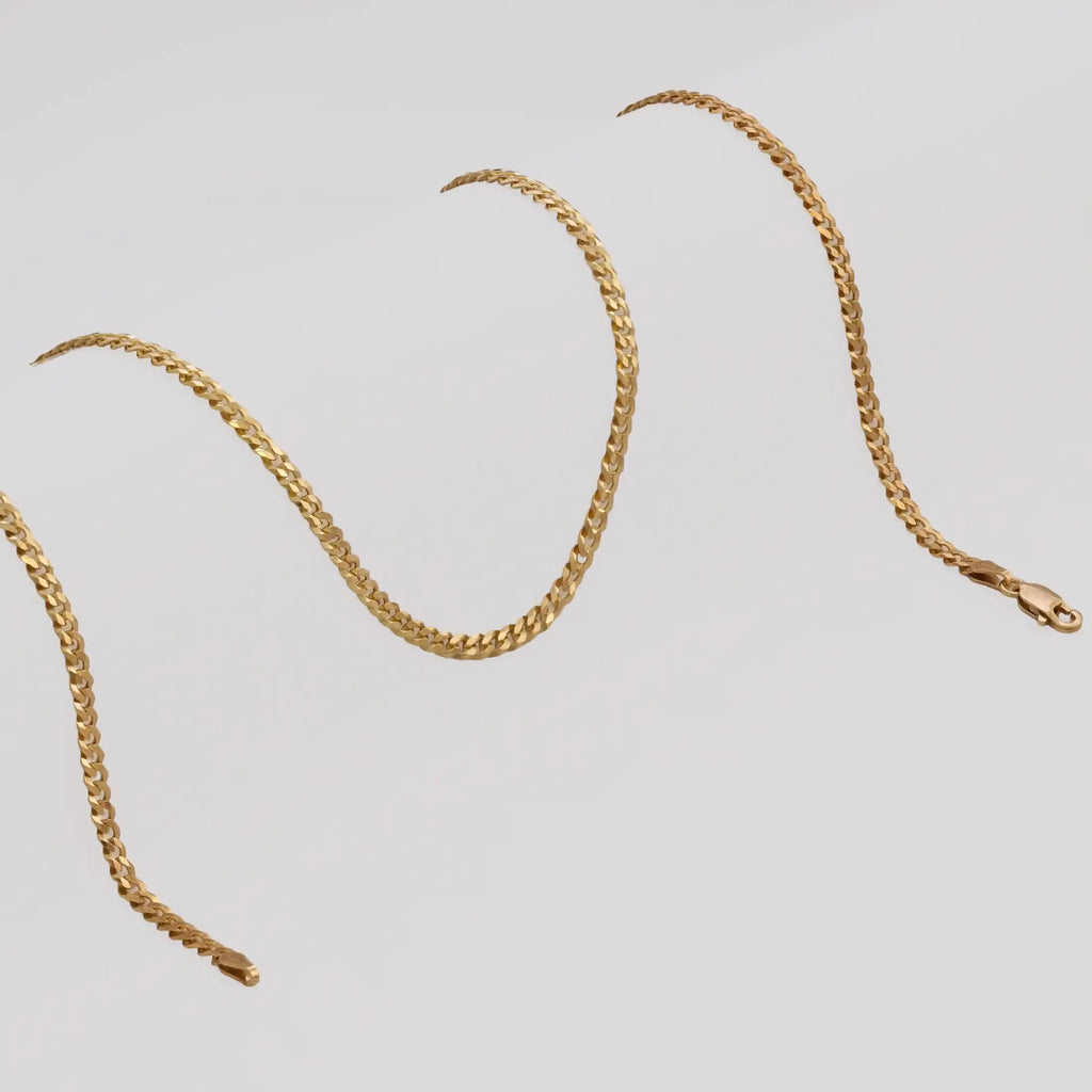 Cadena Cuban Link Italy 3.1mm 65 Cms