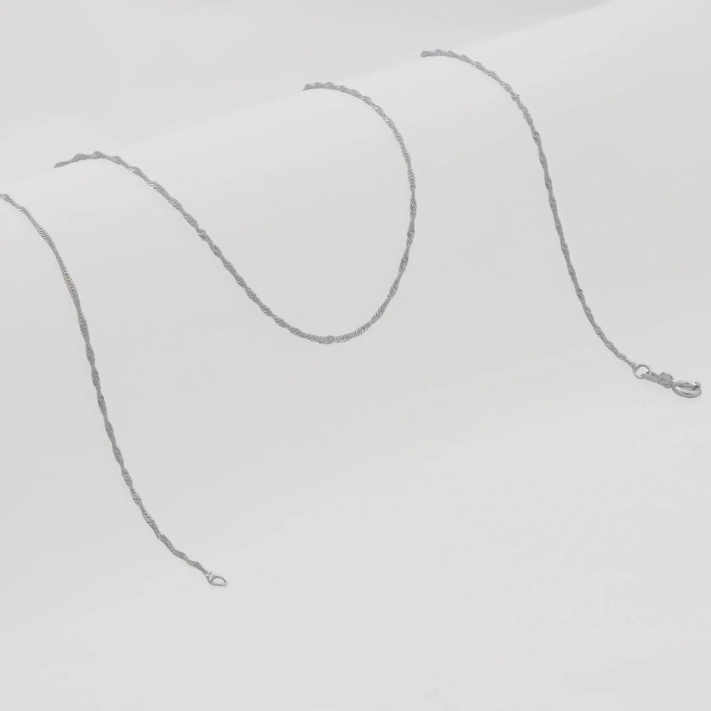 Cadena Singapur 1.7mm 45cm - Orux plata ley 925 - foto 1
