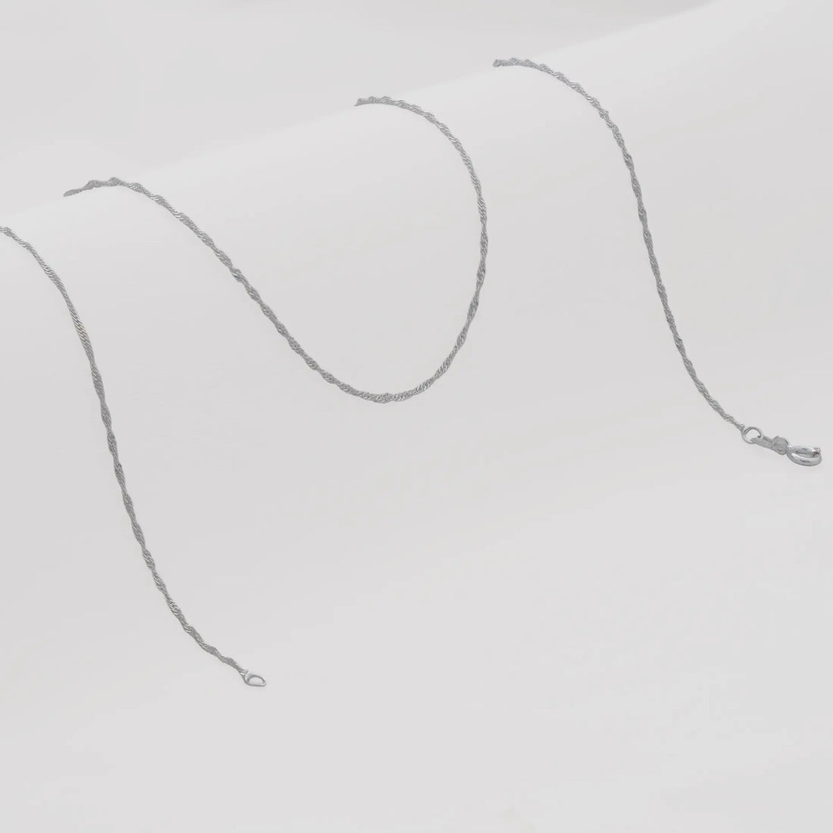 Cadena Singapur 1.7mm 45cm - Orux plata ley 925 - foto 1