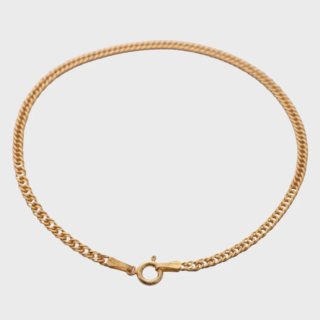 Pulsera Cubana Continua Italy 2.3mm 19 Cms