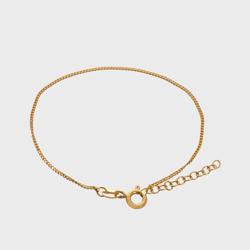 Pulsera Cubanita Italy 1mm 15 Cms + Extensor