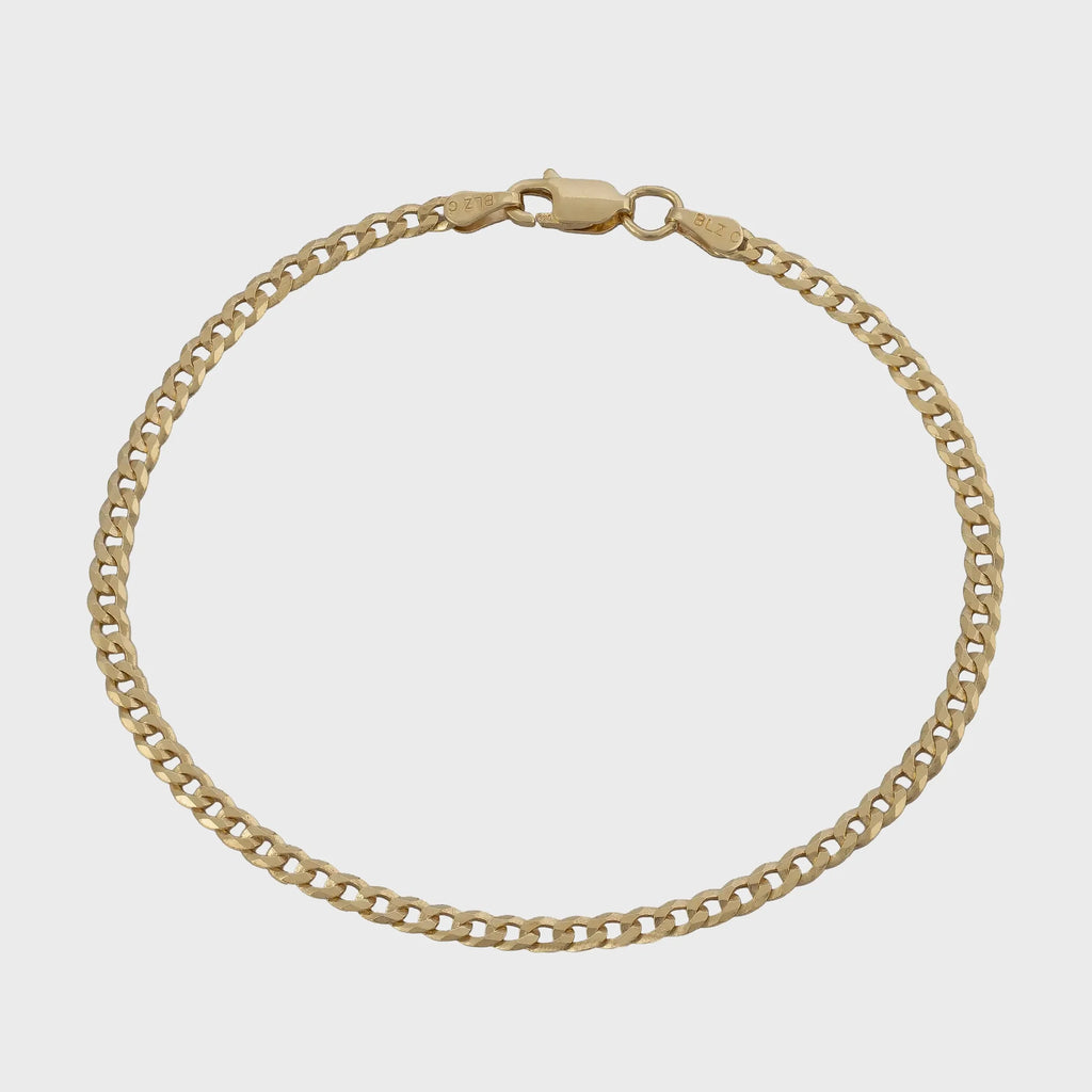 Pulsera Cubana Italy 3mm 19.5 Cms