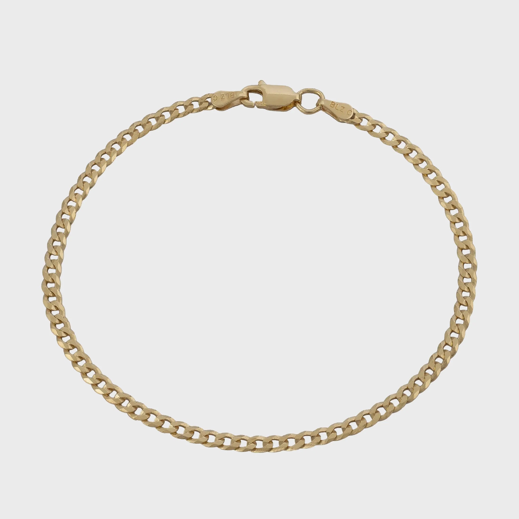 Pulsera Cubana Italy 3mm 19.5 Cms