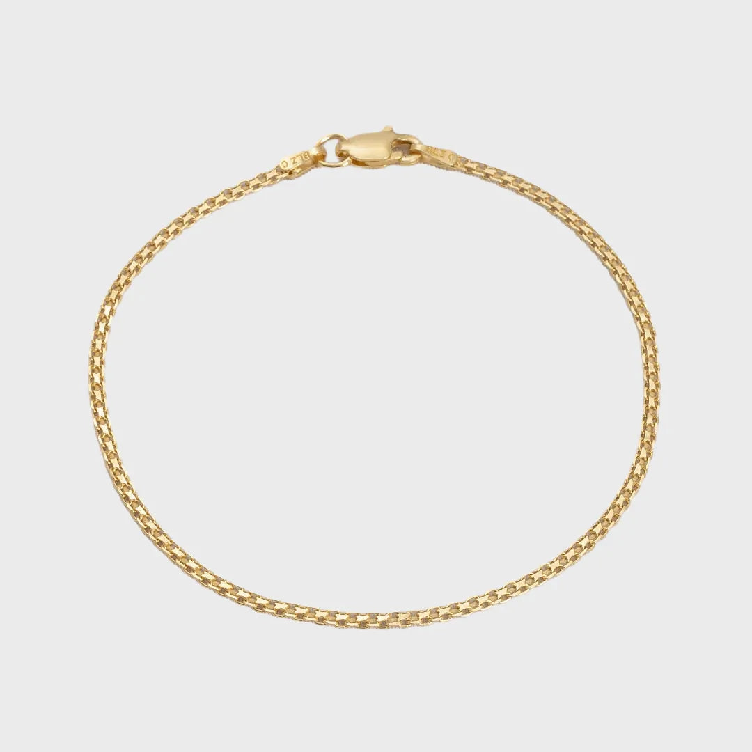 Pulsera China Italy 2mm 19.5 Cms
