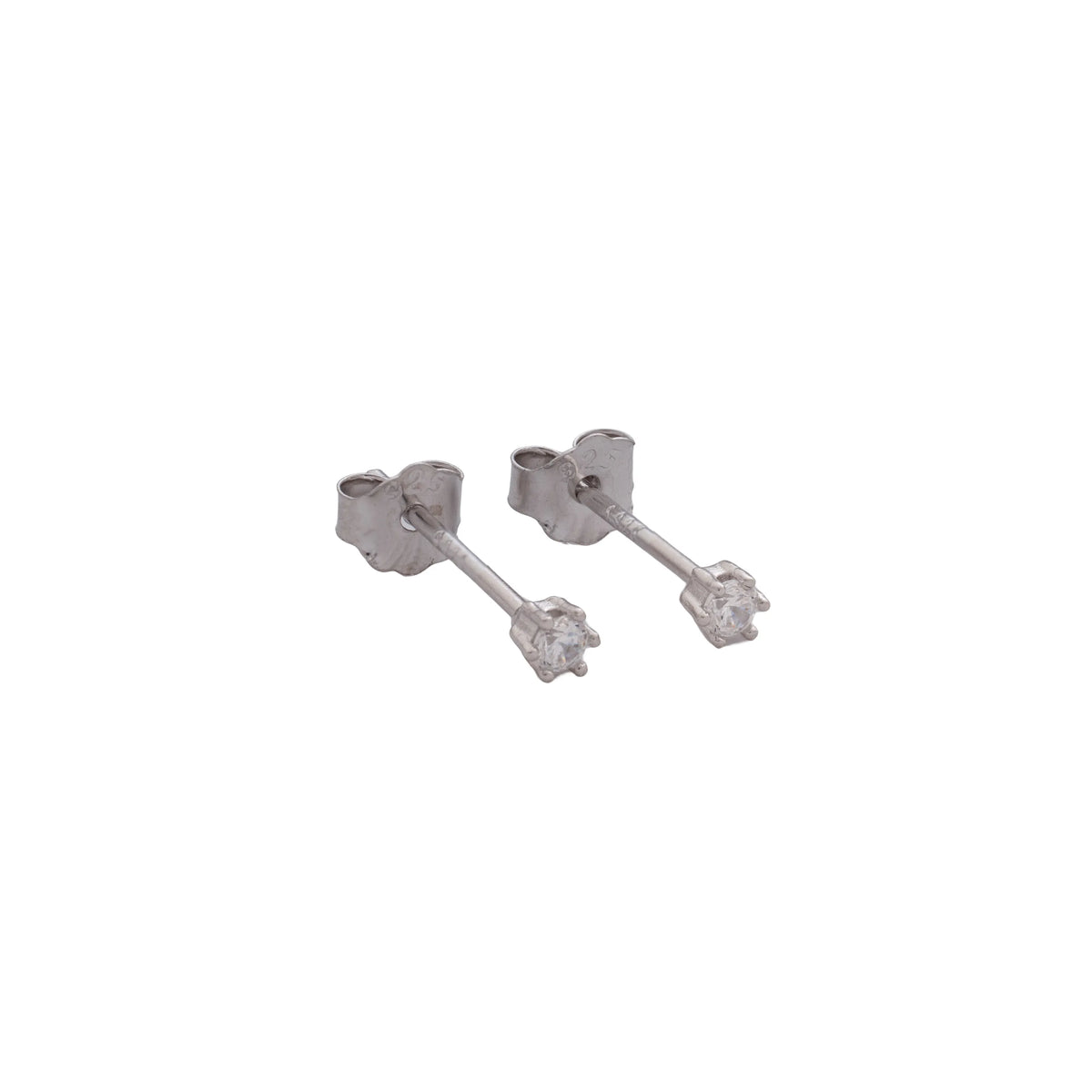 Arete Topo Crystal Crown 4mm - Orux plata ley 925 - foto 1