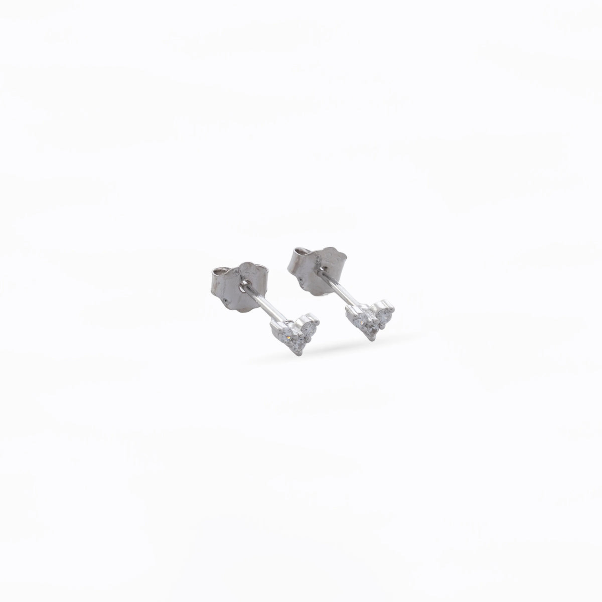 Arete Topo Heart 2x3mm - Orux plata ley 925 - foto 1