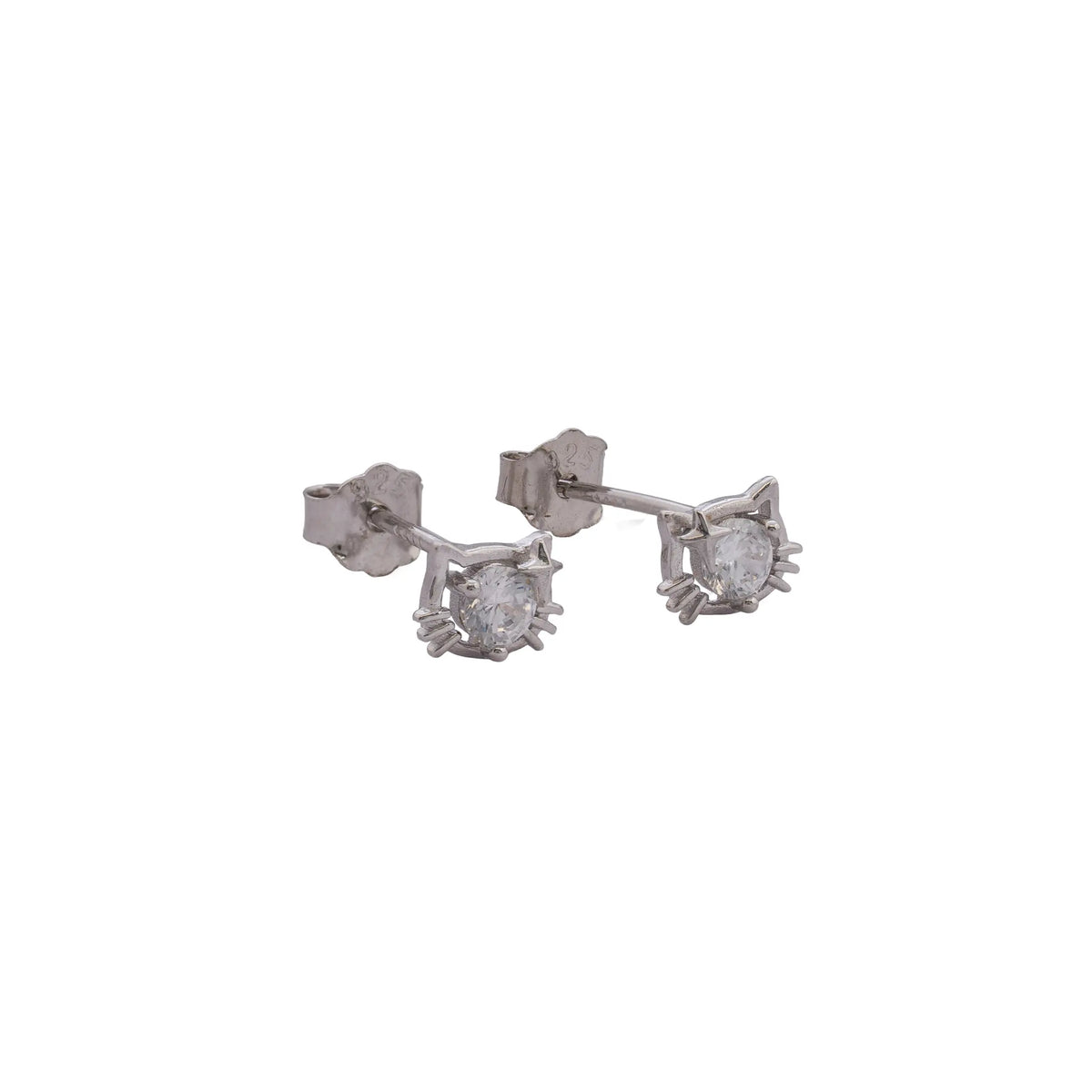 Arete Kitty Love 6mm - Orux plata ley 925 - foto 1