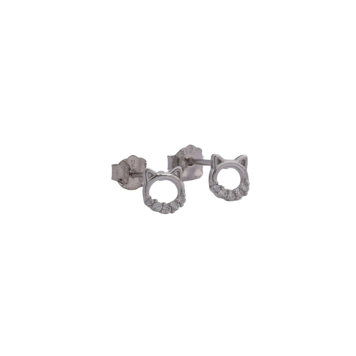 Arete Cat Shine 5mm - Orux plata ley 925 - foto 1