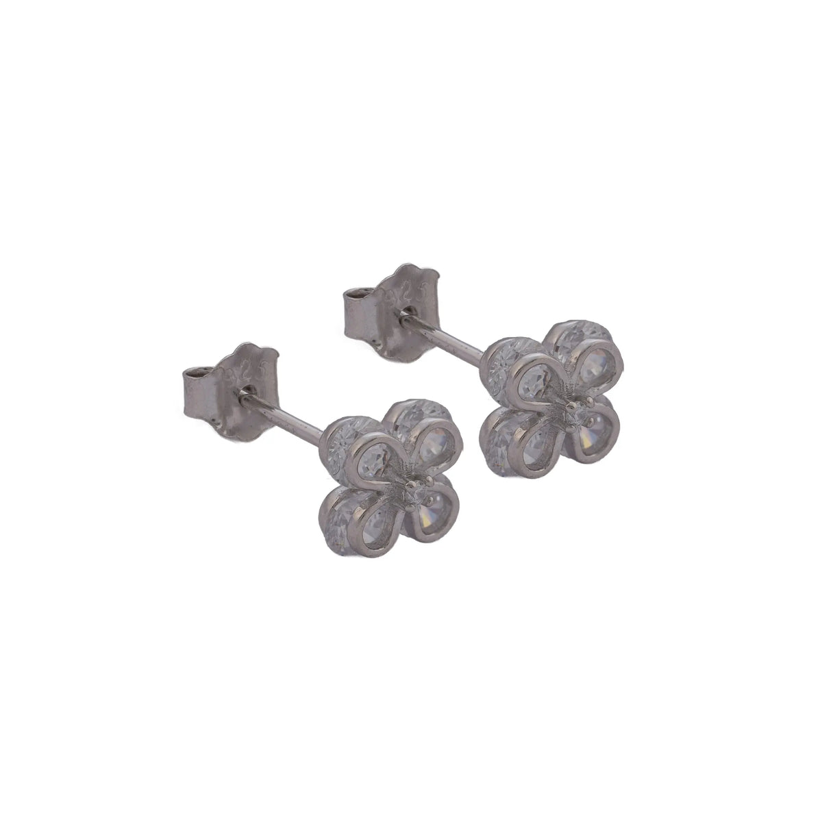Arete Clover Eclat 7.4mm - Orux plata ley 925 - foto 1