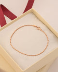 Pulsera Tube Gold Italy 19.5 Cms